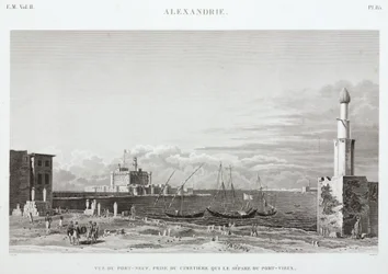 Alexandrie, Égypte, vers 1798