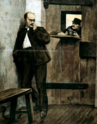 Alfred Dreyfus en prison, 1895