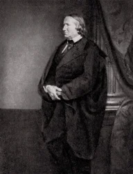 Alfred de Vigny, poète, dramaturge et romancier français, 1862