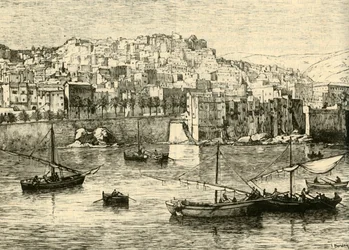 Alger, depuis la mer, 1890