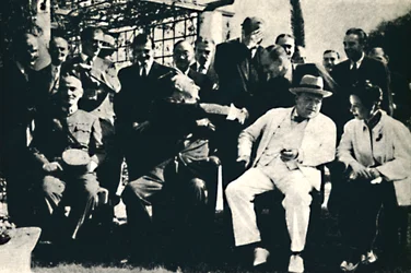 Les dirigeants alliés se concertent au Caire, novembre 1943, 1945.
