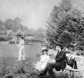 Alphonse Daudet, romancier français, 1890