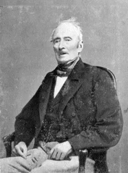 Alphonse de Lamartine, écrivain, poète et homme politique français, 1867