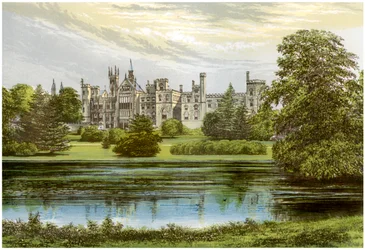 Alton Towers, Staffordshire, maison du comte de Shrewsbury, vers 1880
