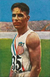 Lanceur de disque américain Bud Houser, 1928