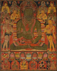 Amoghasiddhi, le Bouddha de la Terre Pure du Nord