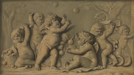 Amorini en jeu, une paire, 1770-1790