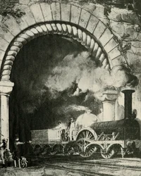 Un train à voie large précoce - Great Western Railway, vers 1930