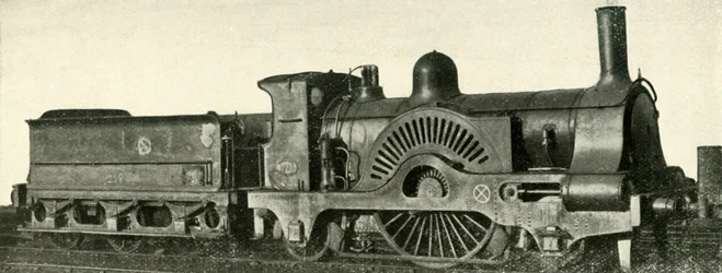 Un huit-pieds marqué pour la route des débris - Caledonian Railway, vers 1930
