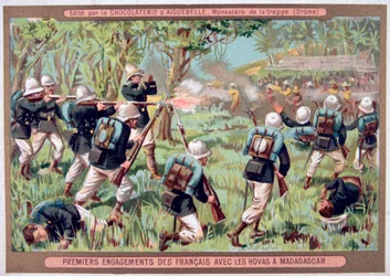 Un engagement contre les Hovas de Madagascar, 1883-1896