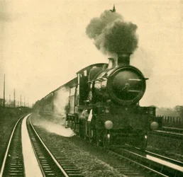 Une locomotive de la classe Star prenant de l