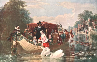 Un épisode des jours heureux de Charles Ier, 1853, vers 1902
