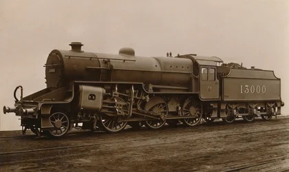 Une locomotive mixte L.M.S., vers 1930