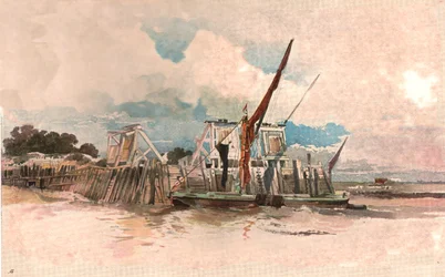 Croquis en plein air, vers 1900