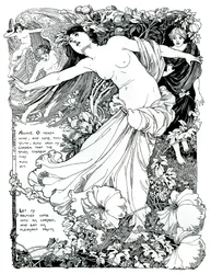 Une illustration pour Le Cantique des Cantiques, 1899
