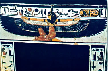 Hiéroglyphes égyptiens anciens, Thèbes, Égypte