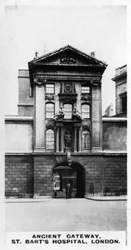 Ancienne porte, hôpital St Barts, Londres, c1920s
