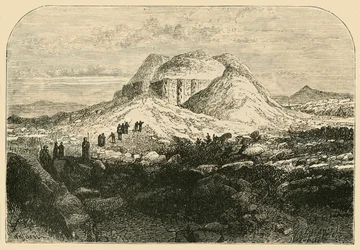 Ruines antiques à Mugher, 1890