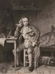 André Chénier à la prison Saint-Lazare