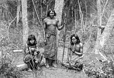 Indiens Angaite, Nord Chaco, Paraguay, 1895