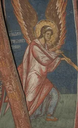 Ange avec trompette, vers 1350