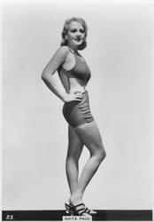 Anita Page, actrice de cinéma américaine, c1938