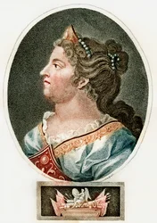 Anne, reine de Grande-Bretagne, vers 1796