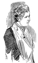 Annie Besant née Wood 1847-1933, socialiste et théosophe britannique, 1890