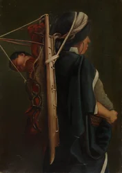 Femme araucanienne, vers 1890-1892