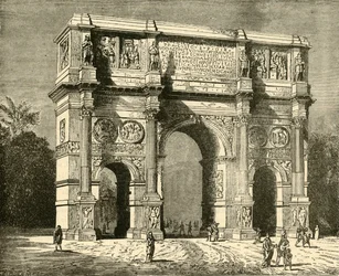 Arc de Constantin, 1890