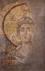 Archange Gabriel, byzantin, début du 20e siècle original daté du 9e siècle