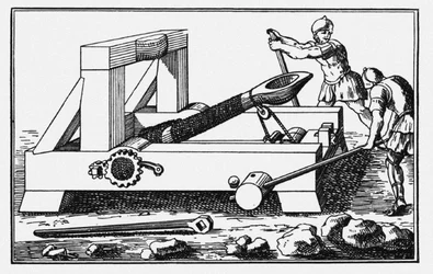 Catapulte de siège d