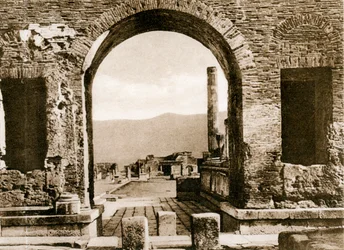 Arco di Nerone, Pompéi, Italie, vers 1900