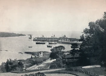 Ardglass - Vue générale du port, 1895