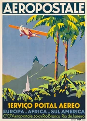 Aéropostale. Rio de Janeiro, vers 1928-1930