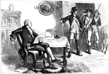 Arrestation de William Franklin, New Jersey, 1776