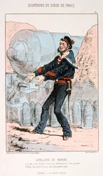 Artillerie de Marine, Siège de Paris, Guerre franco-prussienne, 1870-1871