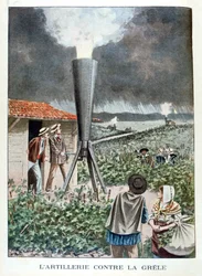 Artillerie contre la tempête de grêle, 1901