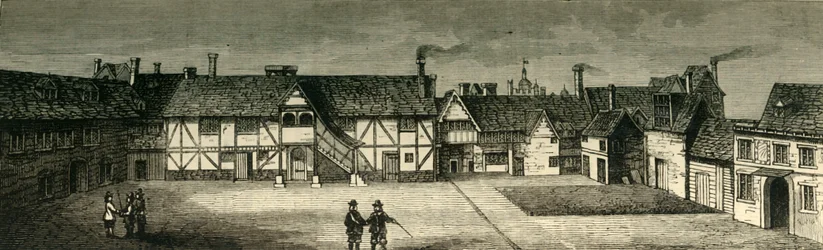 Maison Arundel au sud, XVIIe siècle, 1881