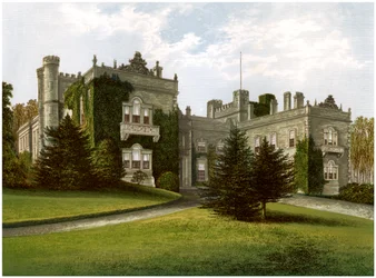 Aske Hall, Yorkshire, résidence du comte de Zetland, vers 1880