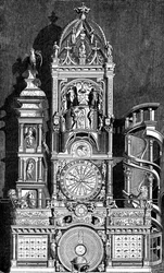 Horloge astronomique de la cathédrale de Strasbourg, 1573, 1870