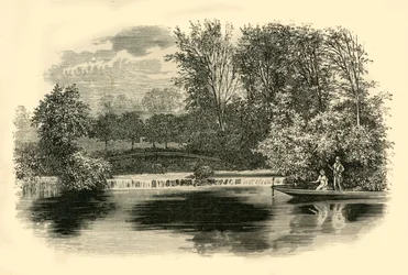 À Cleeve, sur la Tamise, vers 1890