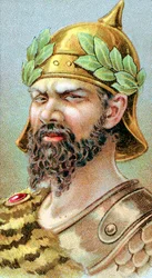 Attila, vers 406-453, roi des Huns à partir de 434, XIXe siècle