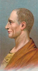 Auguste César - Caius Julius Caesar Octavianus 63 av. J.-C.-14 ap. J.-C., premier empereur romain, 1924
