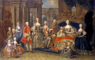 Famille impériale autrichienne, vers 1764