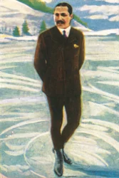 Patineur artistique autrichien Willi Böckl, 1928