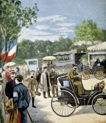 Essai de fiabilité automobile entre Paris et Rouen, parrainé par Le Petit Journal