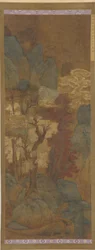 Feuillage automnal dans une gorge de montagne, dynastie Ming, 1368-1644