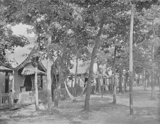 Avenue des tentes, Ocean Grove, New Jersey, vers 1897
