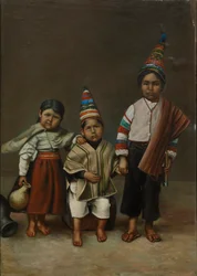 Enfants Aymara, vers 1890-1892